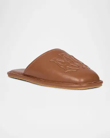 Amiri Men 's Leather MA Slippers | Thumbnail 4 Amiri Men 's Leather MA Slippers | Thumbnail 4