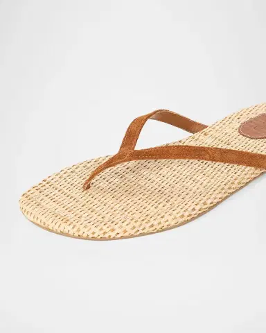STAUD Freja Suede Thong Sandals | Thumbnail 4 STAUD Freja Suede Thong Sandals | Thumbnail 4