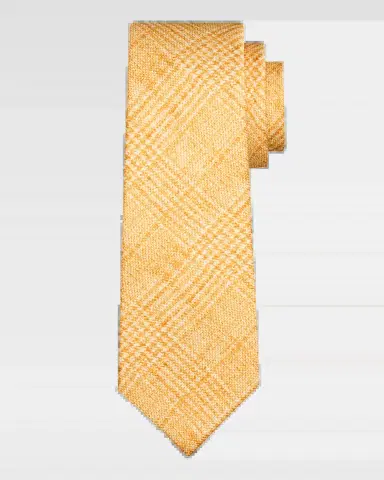 Kiton Men's Glen Plaid Silk 7-Fold Tie | Thumbnail 2 Kiton Men's Glen Plaid Silk 7-Fold Tie | Thumbnail 2