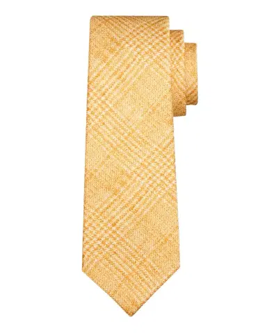 Kiton Men's Glen Plaid Silk 7-Fold Tie | Thumbnail 1 Kiton Men's Glen Plaid Silk 7-Fold Tie | Thumbnail 1