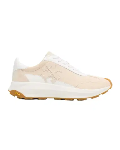 Tory Burch Tory Mixed Leather Trainers | Thumbnail 1 Tory Burch Tory Mixed Leather Trainers | Thumbnail 1