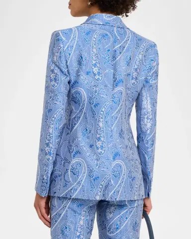 Etro Paisley Jacquard Single-Breasted Jacket | Thumbnail 3 Etro Paisley Jacquard Single-Breasted Jacket | Thumbnail 3