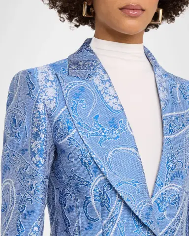Etro Paisley Jacquard Single-Breasted Jacket | Thumbnail 5 Etro Paisley Jacquard Single-Breasted Jacket | Thumbnail 5