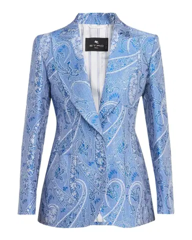 Etro Paisley Jacquard Single-Breasted Jacket | Thumbnail 1 Etro Paisley Jacquard Single-Breasted Jacket | Thumbnail 1