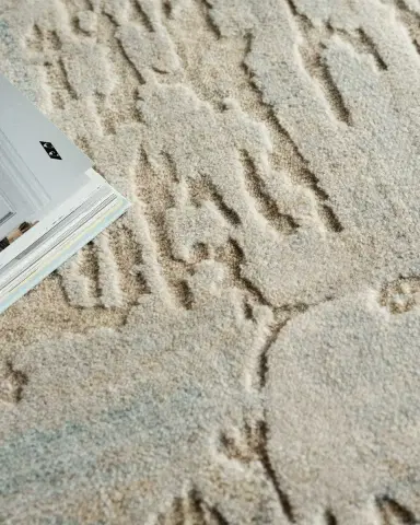 Exquisite Rugs Infinity Power-Loomed Ivory/Blue/Terracotta Rug | Thumbnail 4 Exquisite Rugs Infinity Power-Loomed Ivory/Blue/Terracotta Rug | Thumbnail 4