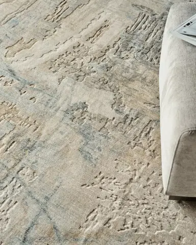 Exquisite Rugs Infinity Power-Loomed Ivory/Blue/Terracotta Rug | Thumbnail 5 Exquisite Rugs Infinity Power-Loomed Ivory/Blue/Terracotta Rug | Thumbnail 5