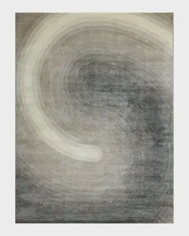 Exquisite Rugs Mitomo Hand-Tufted Charcoal & Ivory Rug | Thumbnail 2 Exquisite Rugs Mitomo Hand-Tufted Charcoal & Ivory Rug | Thumbnail 2