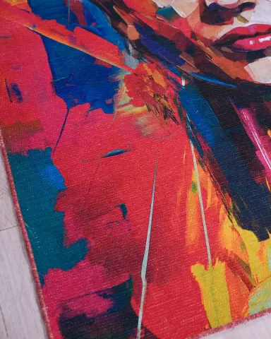 Exquisite Rugs x Frida Kahlo Red/Multi Rug | Thumbnail 1 Exquisite Rugs x Frida Kahlo Red/Multi Rug | Thumbnail 1