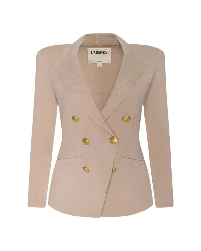 Amelia Knit Double-Breasted Blazer Amelia Knit Double-Breasted Blazer