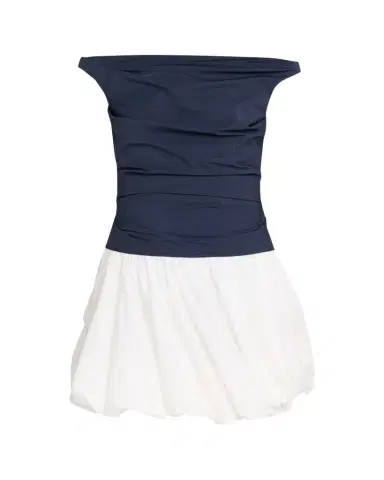 SIMKHAI Salina Cotton Bubble Mini Dress | Thumbnail 1 SIMKHAI Salina Cotton Bubble Mini Dress | Thumbnail 1