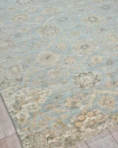 Exquisite Rugs Artisan Power-Loomed Light Blue Rug | Thumbnail 5 Exquisite Rugs Artisan Power-Loomed Light Blue Rug | Thumbnail 5