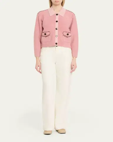 L'Agence Poetry Stitch Boucle Cardigan | Thumbnail 2 L'Agence Poetry Stitch Boucle Cardigan | Thumbnail 2
