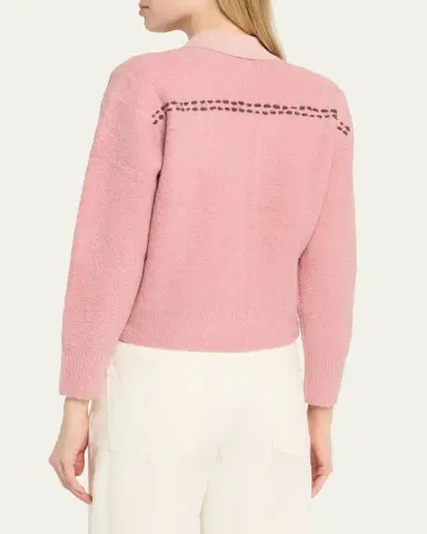 L'Agence Poetry Stitch Boucle Cardigan | Thumbnail 3 L'Agence Poetry Stitch Boucle Cardigan | Thumbnail 3
