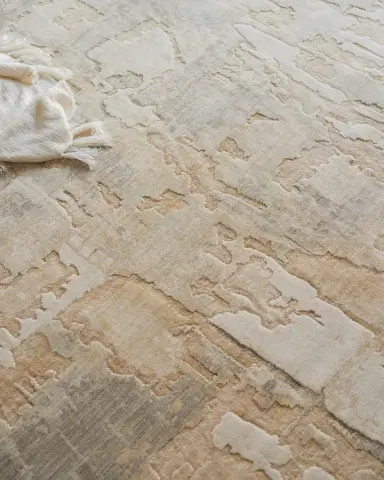 Exquisite Rugs Infinity Power-Loomed Silver/Beige Rug | Thumbnail 4 Exquisite Rugs Infinity Power-Loomed Silver/Beige Rug | Thumbnail 4