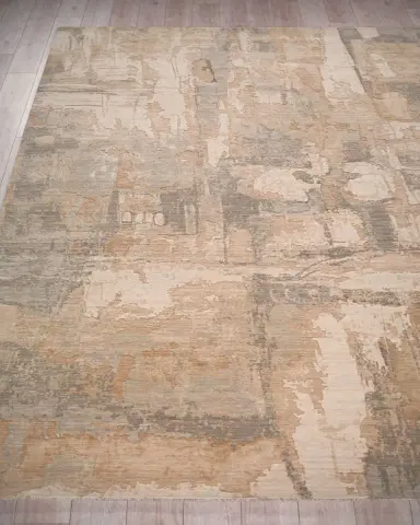 Exquisite Rugs Infinity Power-Loomed Silver/Beige Rug | Thumbnail 1 Exquisite Rugs Infinity Power-Loomed Silver/Beige Rug | Thumbnail 1