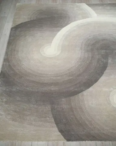 Exquisite Rugs Mitomo Hand-Tufted Charcoal & Ivory Rug | Thumbnail 2 Exquisite Rugs Mitomo Hand-Tufted Charcoal & Ivory Rug | Thumbnail 2
