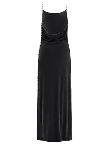 Hervé Léger Women's The Aviva Chain-Trim Jersey Gown | Thumbnail 2 Hervé Léger Women's The Aviva Chain-Trim Jersey Gown | Thumbnail 2