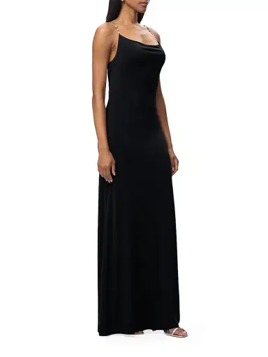 Hervé Léger Women's The Aviva Chain-Trim Jersey Gown | Thumbnail 5 Hervé Léger Women's The Aviva Chain-Trim Jersey Gown | Thumbnail 5