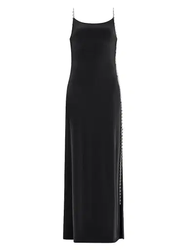 Hervé Léger Women's The Aviva Chain-Trim Jersey Gown | Thumbnail 1 Hervé Léger Women's The Aviva Chain-Trim Jersey Gown | Thumbnail 1