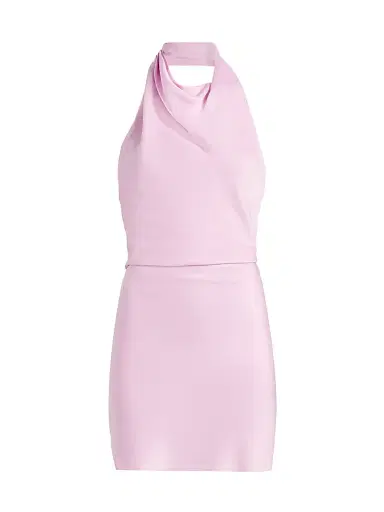 Simkhai Women's Reanna Satin Minidress - Tulip - Size 8 | Thumbnail 1 Simkhai Women's Reanna Satin Minidress - Tulip - Size 8 | Thumbnail 1