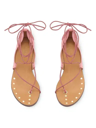 Ulla Johnson Women's Aves Bare Leather Sandals - Pink - Size 10 | Thumbnail 3 Ulla Johnson Women's Aves Bare Leather Sandals - Pink - Size 10 | Thumbnail 3