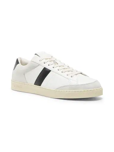 Tom Ford Men's Blake Suede Low-Top Sneakers - White Cream | Thumbnail 2 Tom Ford Men's Blake Suede Low-Top Sneakers - White Cream | Thumbnail 2