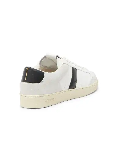 Tom Ford Men's Blake Suede Low-Top Sneakers - White Cream | Thumbnail 3 Tom Ford Men's Blake Suede Low-Top Sneakers - White Cream | Thumbnail 3