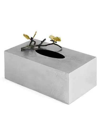 Michael Aram Butterfly Ginkgo Rectangular Tissue Box Holder | Thumbnail 3 Michael Aram Butterfly Ginkgo Rectangular Tissue Box Holder | Thumbnail 3