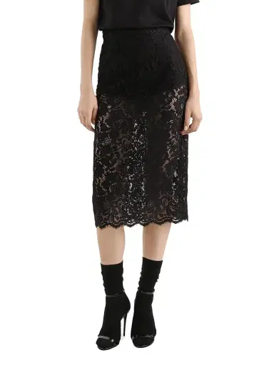 Dolce & Gabbana Women's Lace Midi-Skirt | Thumbnail 2 Dolce & Gabbana Women's Lace Midi-Skirt | Thumbnail 2
