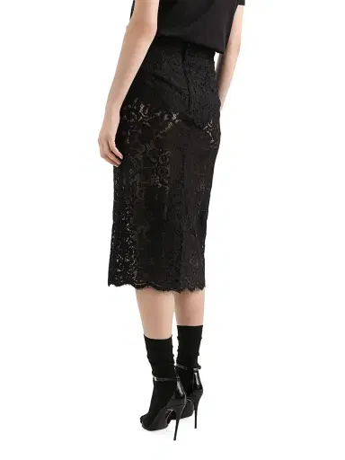 Dolce & Gabbana Women's Lace Midi-Skirt | Thumbnail 3 Dolce & Gabbana Women's Lace Midi-Skirt | Thumbnail 3