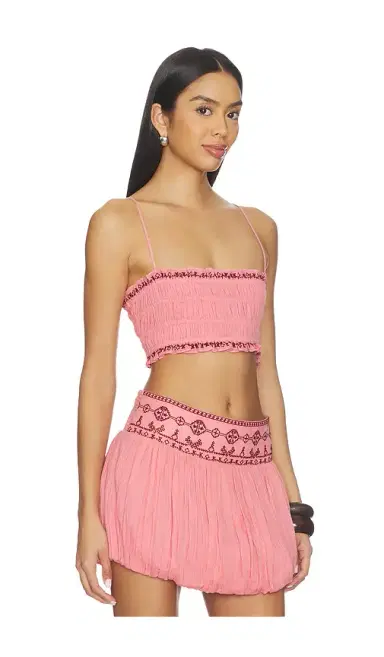 ROCOCO SAND Smocking Bandeau Top | Thumbnail 2 ROCOCO SAND Smocking Bandeau Top | Thumbnail 2