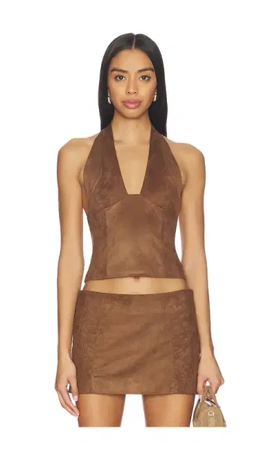 Runaway The Label Kitty V-neck Halter Top | Thumbnail 1 Runaway The Label Kitty V-neck Halter Top | Thumbnail 1