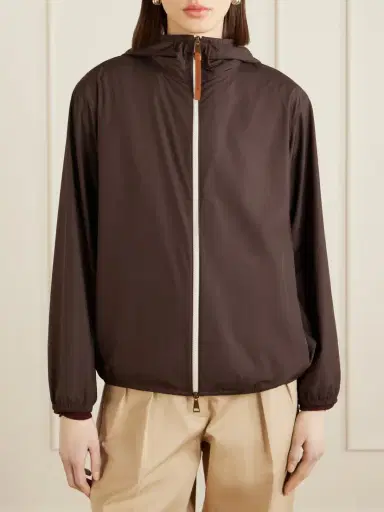 Moncler Fegeos Logo-appliquéd Hooded Shell Jacket | Thumbnail 3 Moncler Fegeos Logo-appliquéd Hooded Shell Jacket | Thumbnail 3