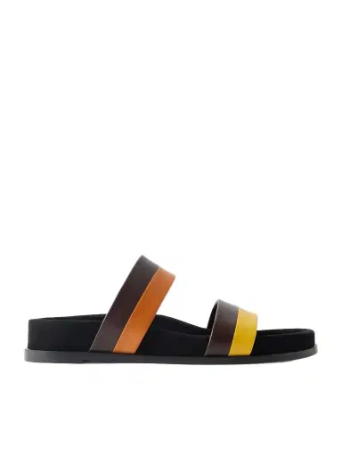 Gabriela Hearst Striker Color-block Leather Sandals | Thumbnail 1 Gabriela Hearst Striker Color-block Leather Sandals | Thumbnail 1