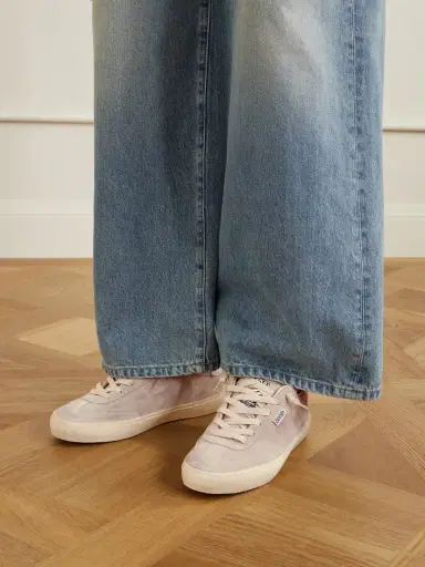 Golden Goose Soul Star Distressed Leather-trimmed Suede Sneakers | Thumbnail 2 Golden Goose Soul Star Distressed Leather-trimmed Suede Sneakers | Thumbnail 2