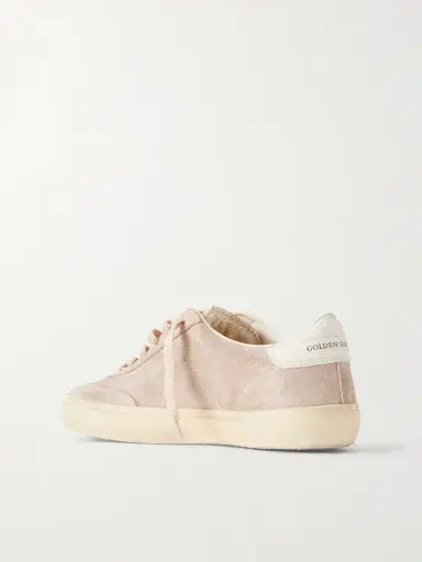 Golden Goose Soul Star Distressed Leather-trimmed Suede Sneakers | Thumbnail 3 Golden Goose Soul Star Distressed Leather-trimmed Suede Sneakers | Thumbnail 3
