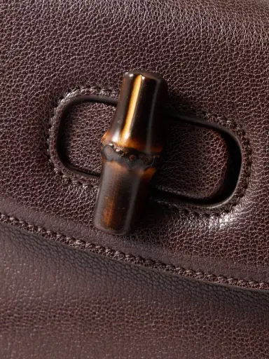 Gucci Bamboo Mini Textured-leather Shoulder Bag | Thumbnail 4 Gucci Bamboo Mini Textured-leather Shoulder Bag | Thumbnail 4