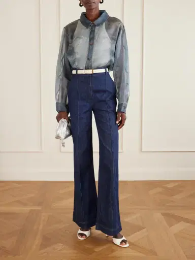 Haikure Maya Printed Silk-organza Shirt | Thumbnail 2 Haikure Maya Printed Silk-organza Shirt | Thumbnail 2
