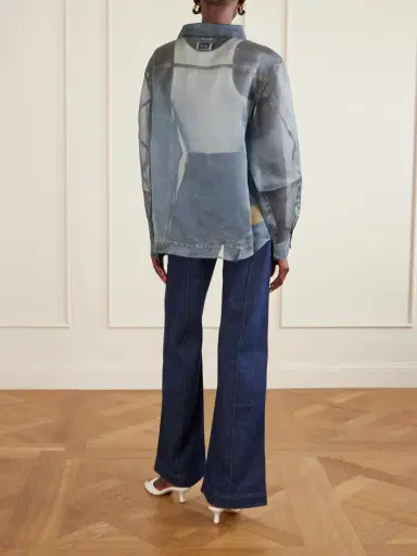 Haikure Maya Printed Silk-organza Shirt | Thumbnail 4 Haikure Maya Printed Silk-organza Shirt | Thumbnail 4