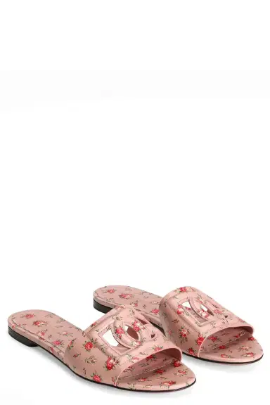 Dolce & Gabbana Logo Flat Slides | Thumbnail 6 Dolce & Gabbana Logo Flat Slides | Thumbnail 6