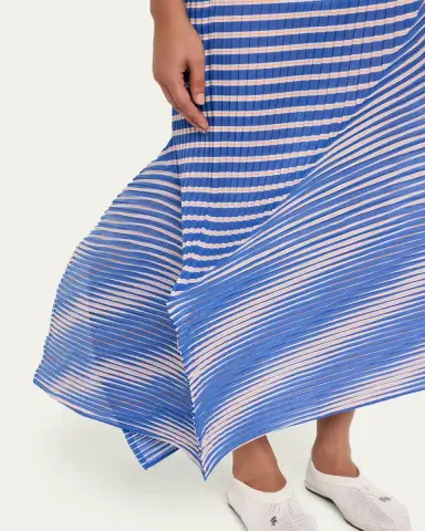 Issey Miyake Striped Sculpted Midi Skirt | Thumbnail 5 Issey Miyake Striped Sculpted Midi Skirt | Thumbnail 5