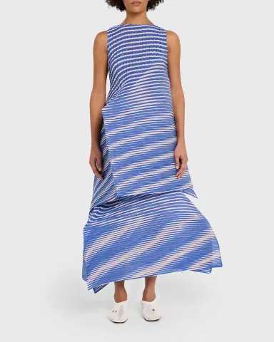 Issey Miyake Striped Sculpted Midi Skirt | Thumbnail 6 Issey Miyake Striped Sculpted Midi Skirt | Thumbnail 6