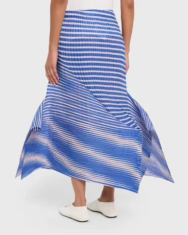 Issey Miyake Striped Sculpted Midi Skirt | Thumbnail 7 Issey Miyake Striped Sculpted Midi Skirt | Thumbnail 7