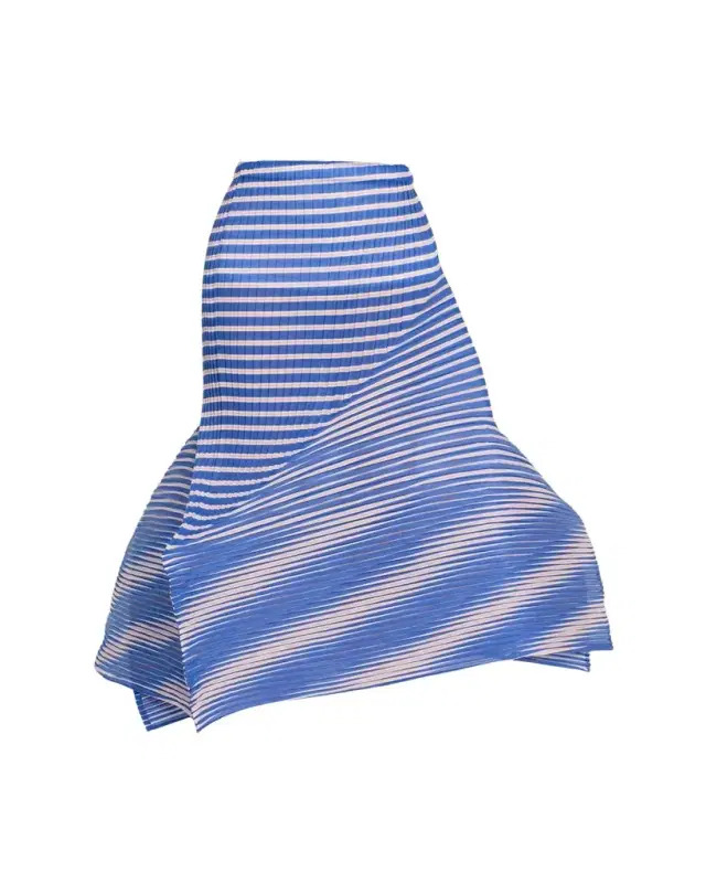 Striped Sculpted Midi Skirt Striped Sculpted Midi Skirt