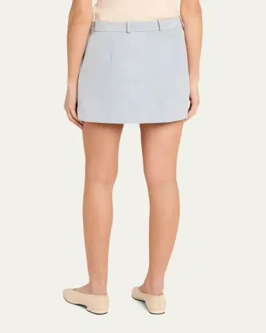 FRAME The Suede Mini Skirt | Thumbnail 3 FRAME The Suede Mini Skirt | Thumbnail 3
