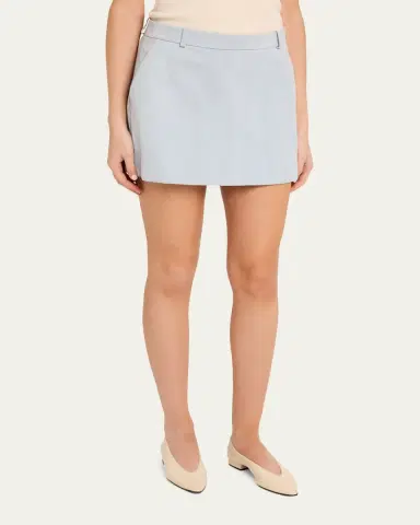 FRAME The Suede Mini Skirt | Thumbnail 4 FRAME The Suede Mini Skirt | Thumbnail 4