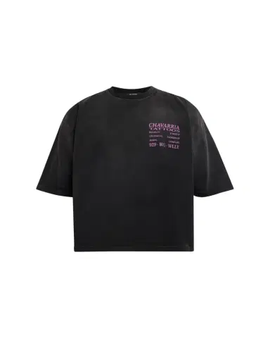 Willy Chavarria Men's Chavarria Tattoos Cotton Boxy Fit T-Shirt | Thumbnail 1 Willy Chavarria Men's Chavarria Tattoos Cotton Boxy Fit T-Shirt | Thumbnail 1