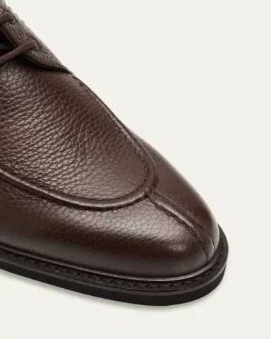 Bergdorf Goodman Men's Grained Leather Napa-Collar Ankle Boots | Thumbnail 3 Bergdorf Goodman Men's Grained Leather Napa-Collar Ankle Boots | Thumbnail 3