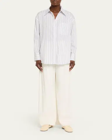 TWP Big Joe Shirt in Hairline Stripe | Thumbnail 2 TWP Big Joe Shirt in Hairline Stripe | Thumbnail 2