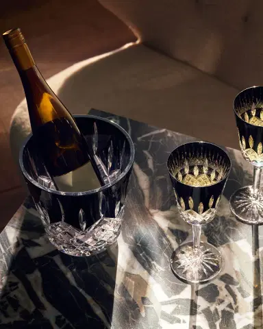 Waterford Crystal Lismore Black Crystal Goblets, Set of 2 | Thumbnail 3 Waterford Crystal Lismore Black Crystal Goblets, Set of 2 | Thumbnail 3
